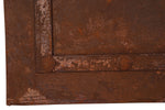 Rustic Iron Hammered Metal Panel 24x24 inches Iron Panel