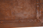 Rustic Iron Hammered Metal Panel 24x48 inches Iron Panel