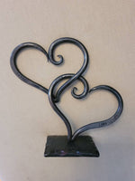 6 Year Anniversary Hand Forged Heart Sculpture Decor Sign