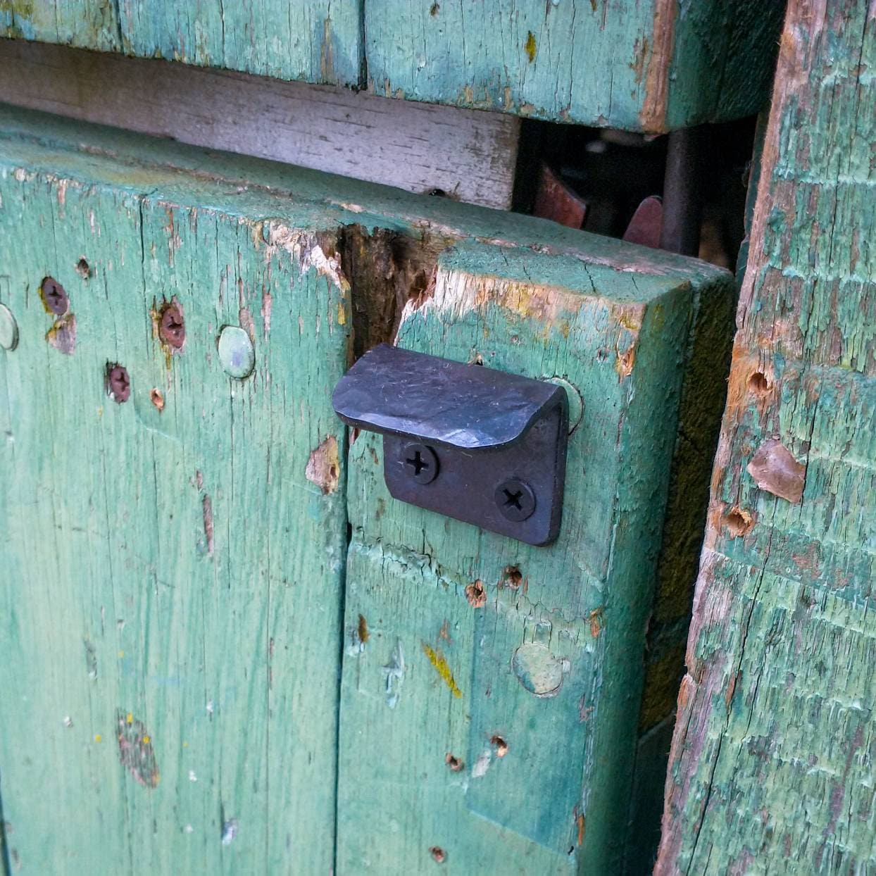 Hand forged modern barn door handle Door Knobs & Handles Drawer Pull