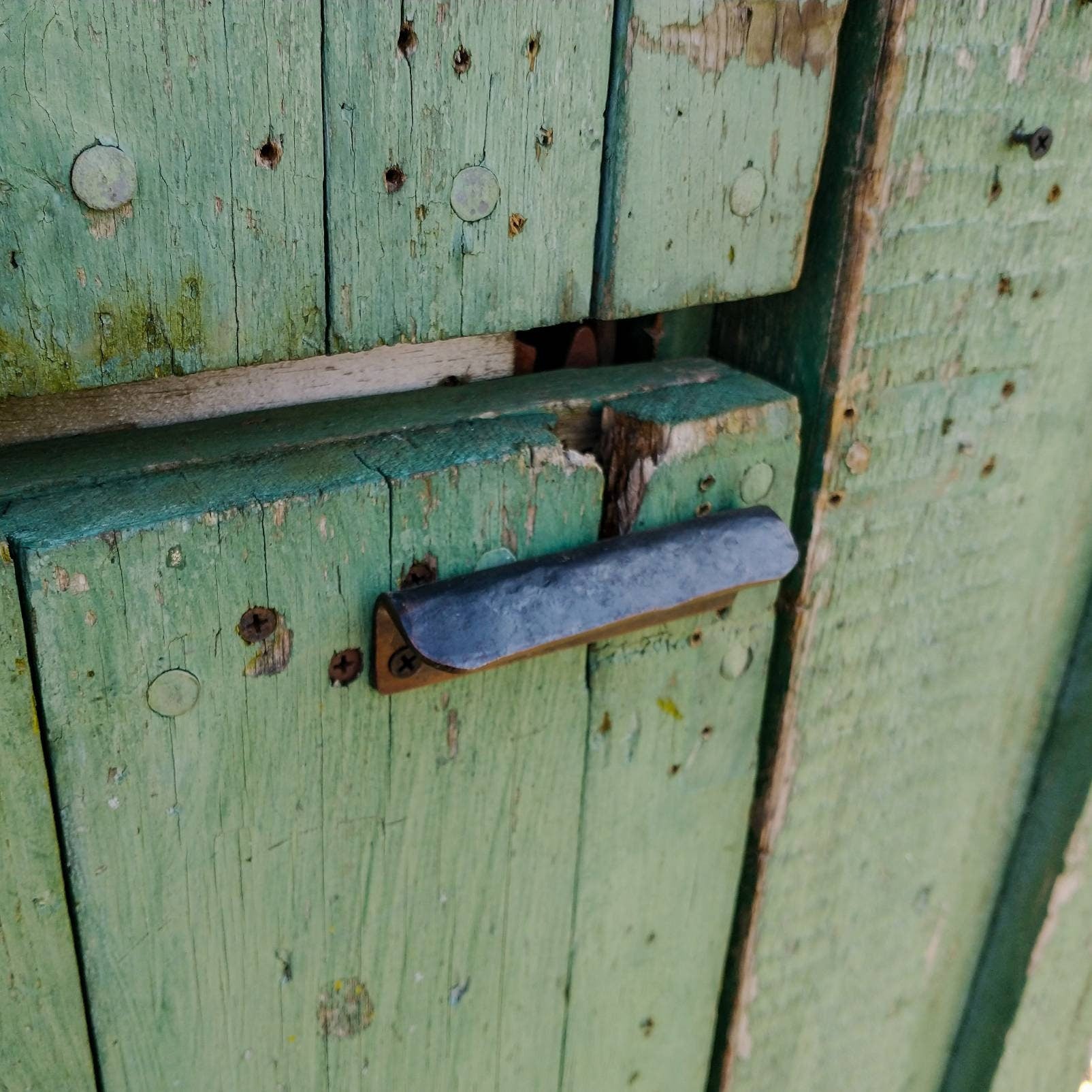 Hand forged modern barn door handle Door Knobs & Handles Drawer Pull