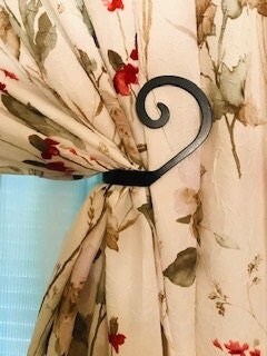 Swirl Curtain Tie Backs (Pair) Curtain Holdbacks Curtain Tie Back