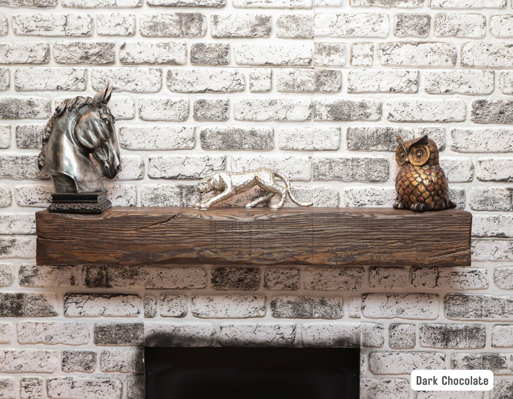 Rustic Fireplace Mantel