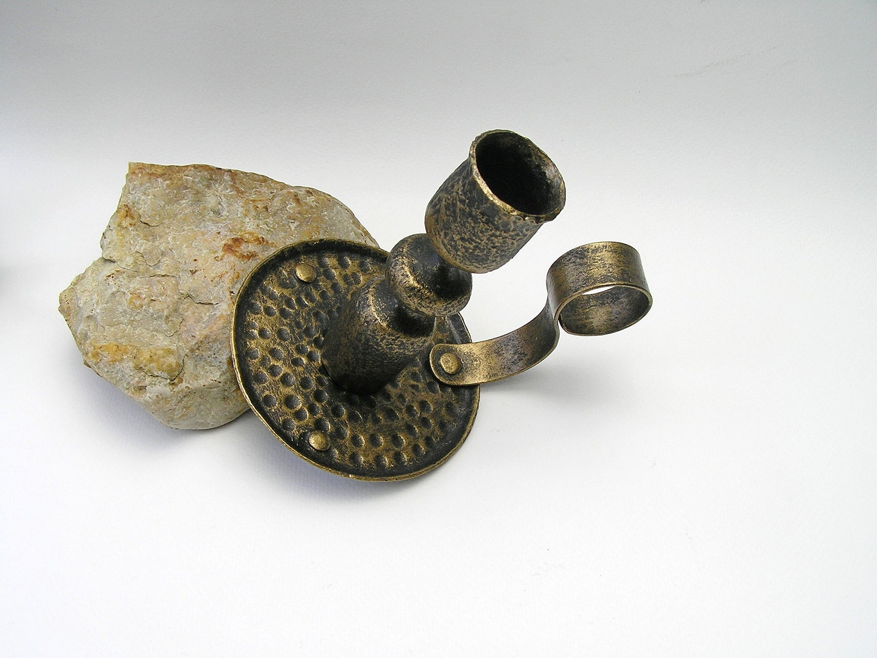 Silver Forged Pillar Candle Holder Candle Holders Candles