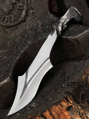 Pineapple Harpoon Railroad Spike Knife - Old West Iron