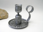 Silver Forged Pillar Candle Holder Candle Holders Candles