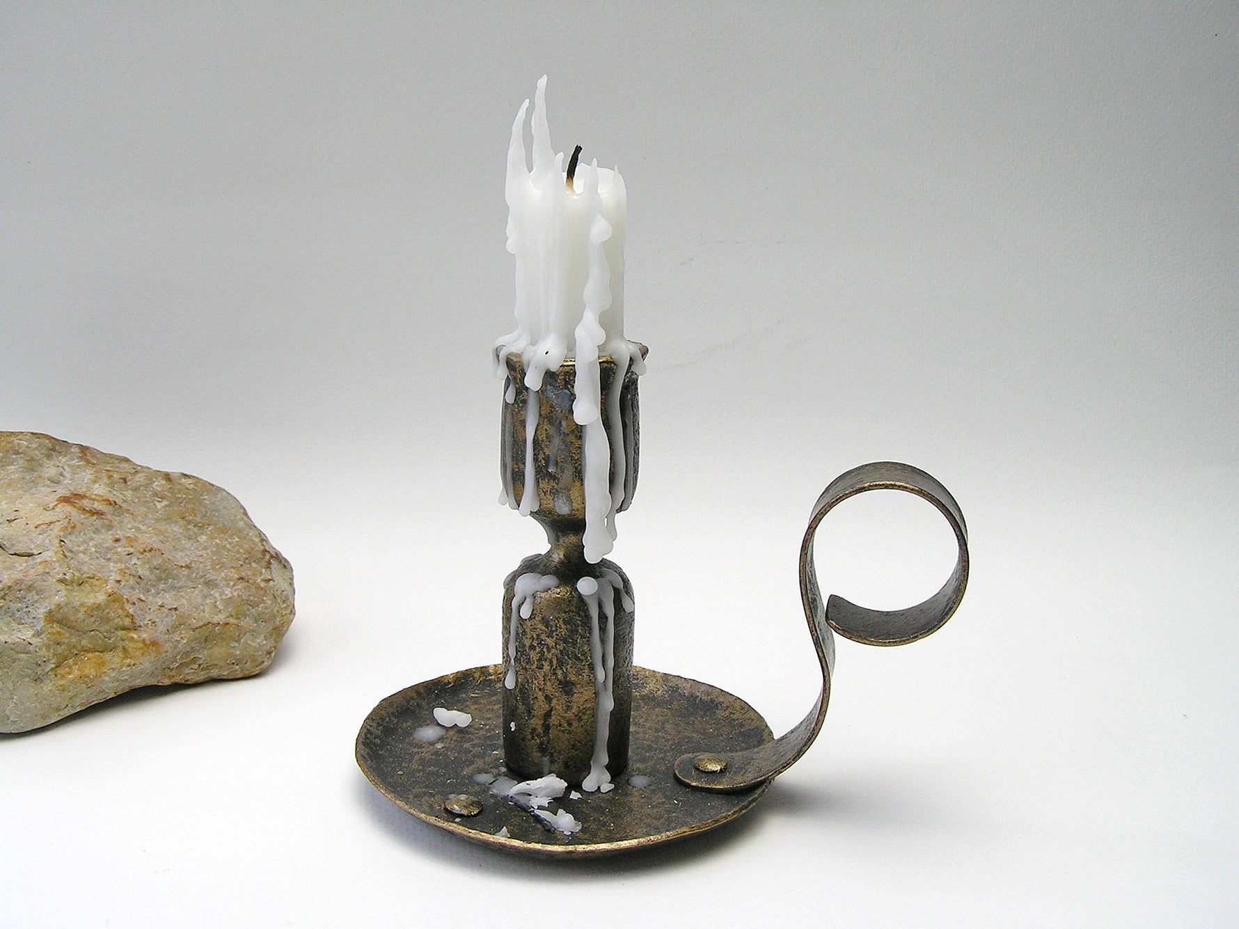 Forged Bronze Taper Candle Holder Candle Holders Candles