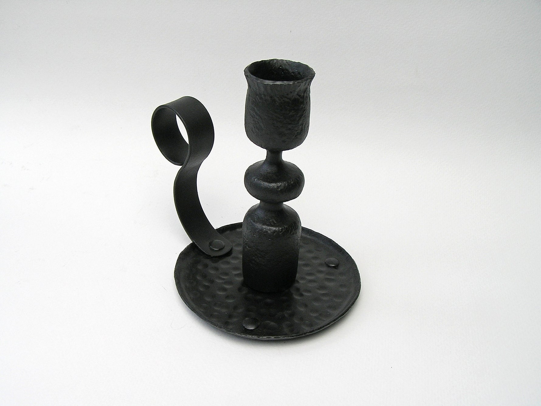 Black Forged Candle Holder Candles