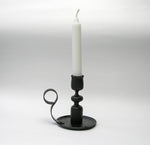 Black Forged Candle Holder Candles