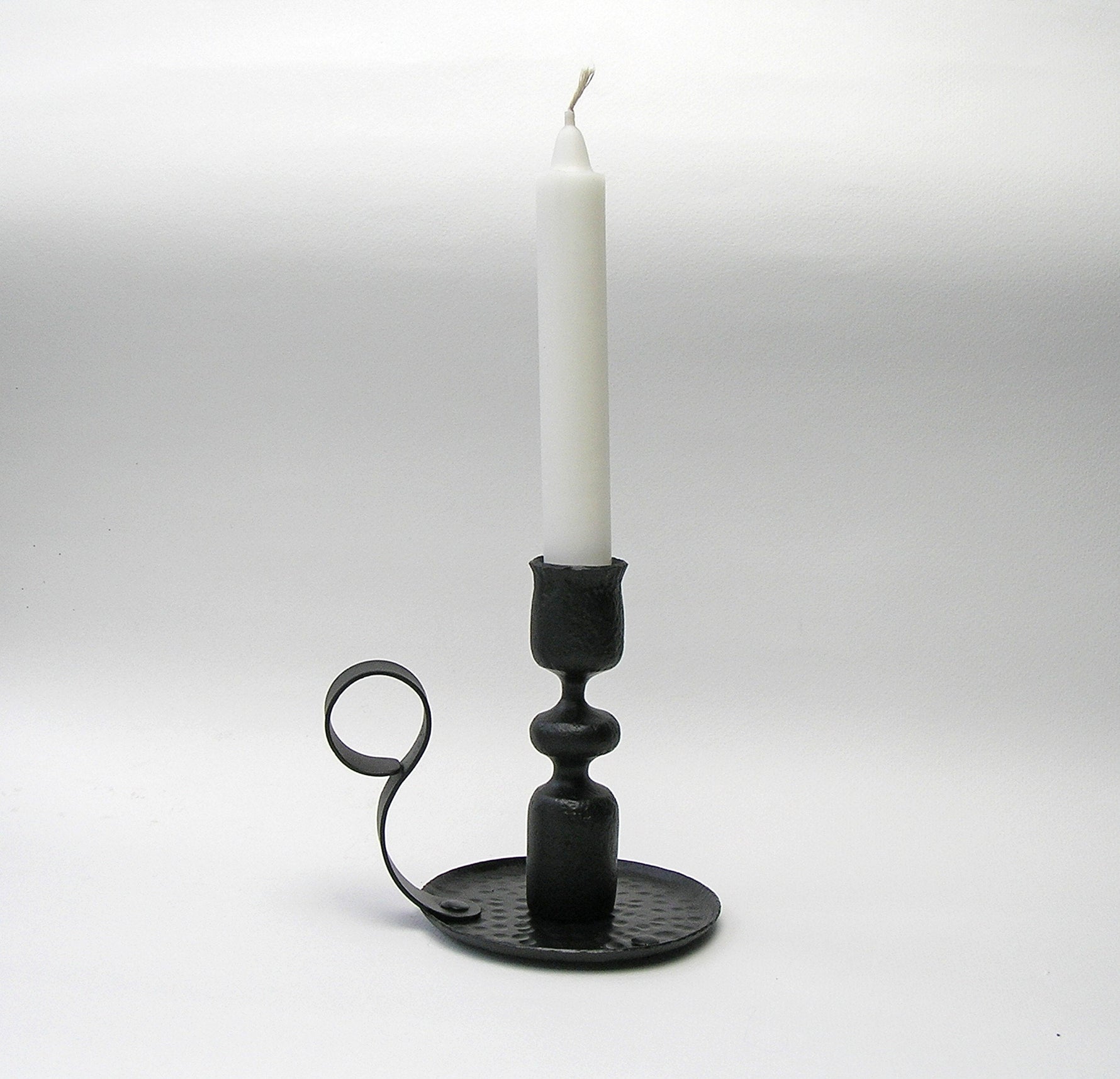 Black Forged Candle Holder Candles
