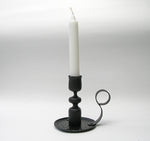 Black Forged Candle Holder Candles