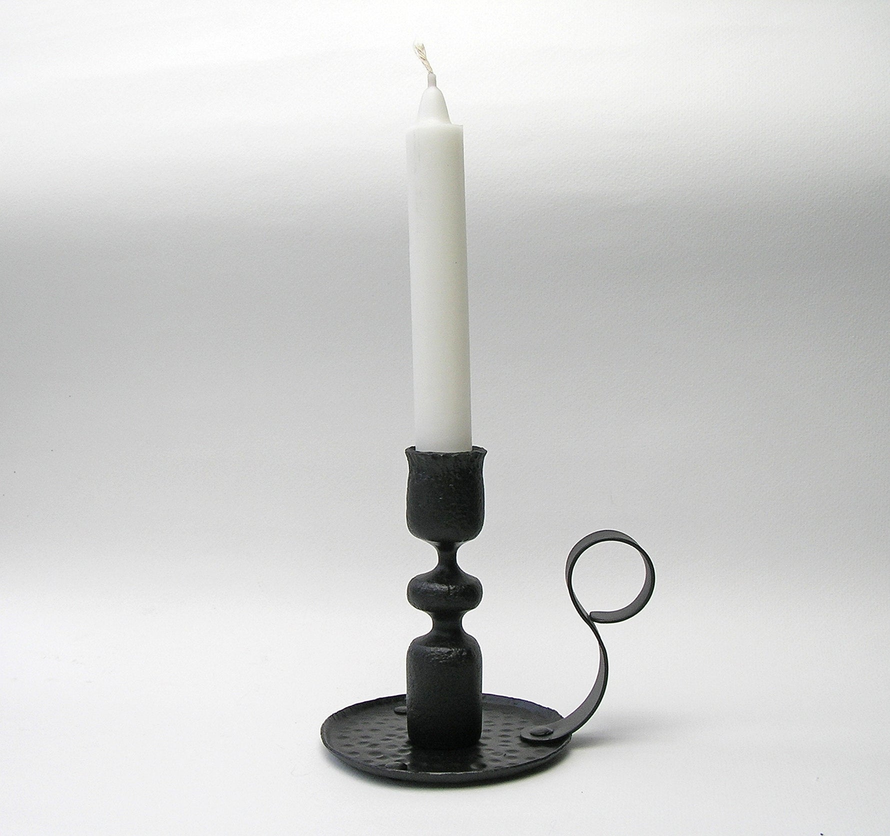 Black Forged Candle Holder Candles