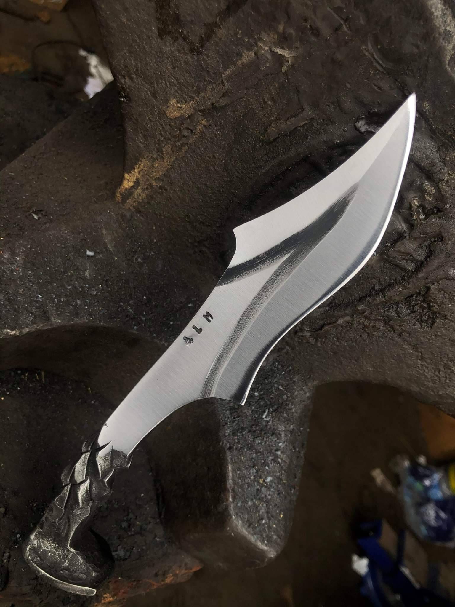 Pineapple Harpoon Railroad Spike Knife Hunting & Survival Knives knife