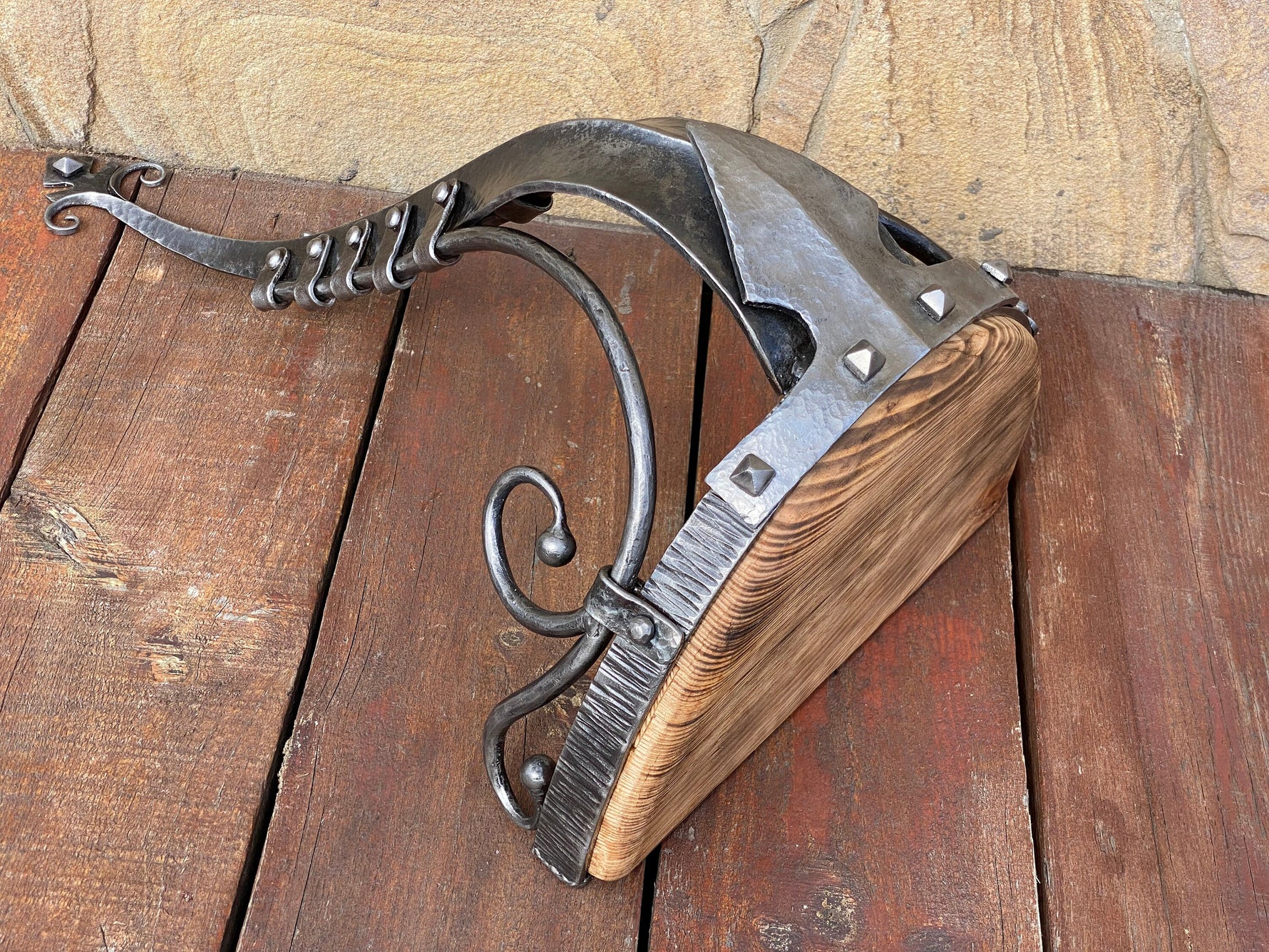 Hand Forged Medieval Shelf Shelf