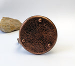 Copper Candle Holder With Bowl Candles