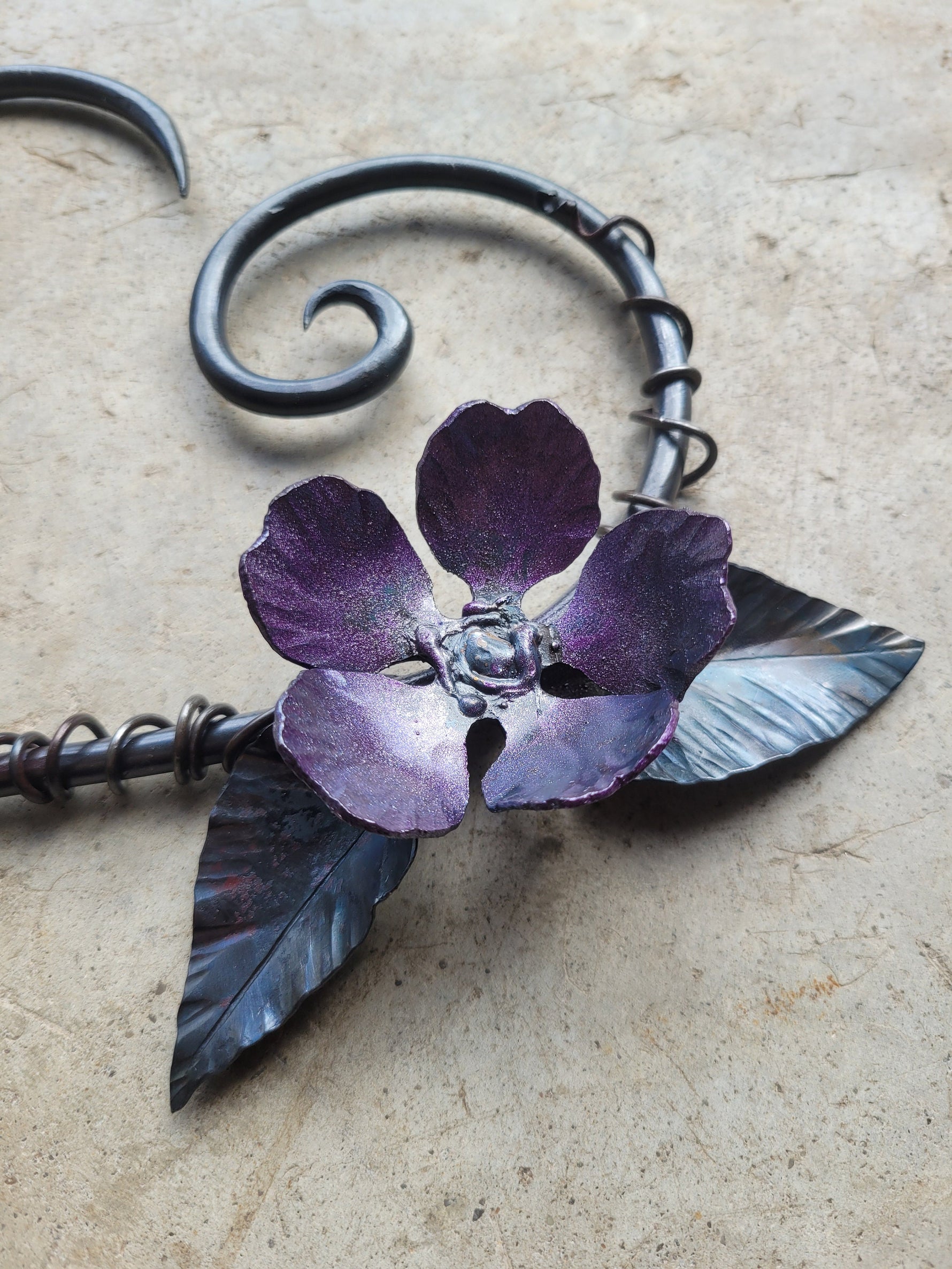 Forged Iron Heart Wall Artwork Decor Decor