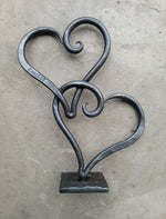 6 Year Anniversary Hand Forged Heart Sculpture Decor Sign