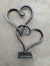 6 Year Anniversary Hand Forged Heart Sculpture Decor Sign