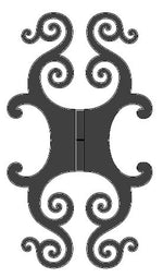 Neo-Classical Iron Hinge