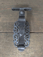 pewter finish on gothic cathedral handrail bracket