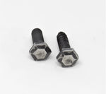 pyramid hex head lags on white background