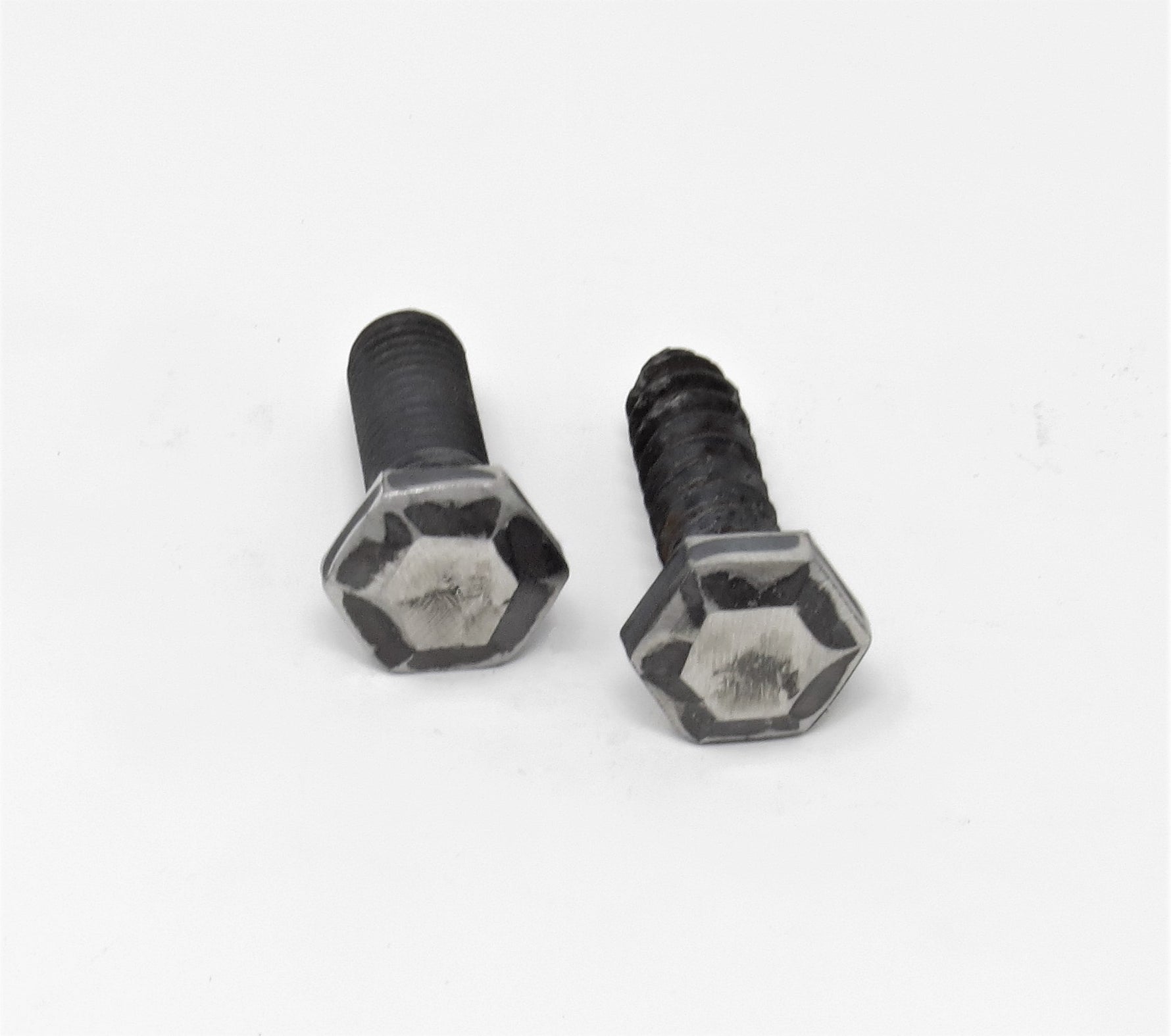 pyramid hex head lags on white background