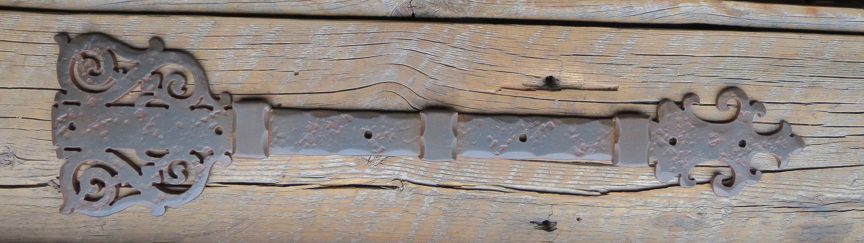 Sangle de charnière gothique en fer cathédrale gothique