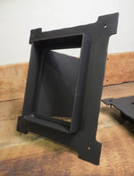 Ensemble porte et gril Speakeasy néo-classique en fer