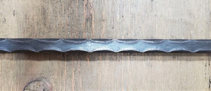 Hammered Square Bar/Rod - Old West Iron