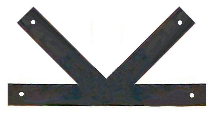 Plain Iron Iron "K" Plate
