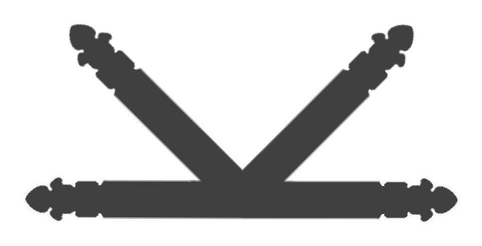 Spanish Cathedral Iron "K" Plate