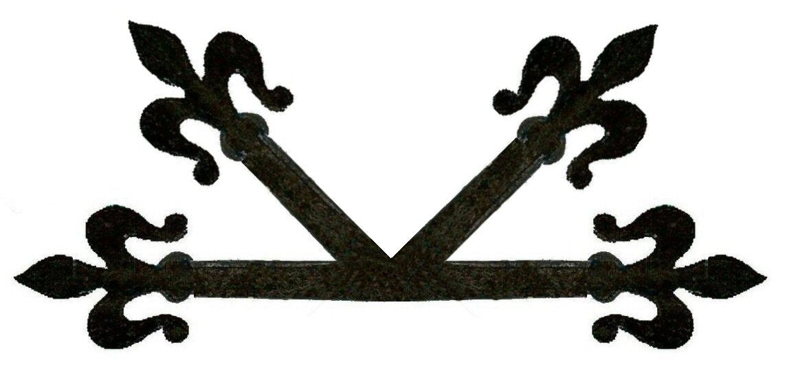 Florence Fleur De Lis Iron "K" Plate