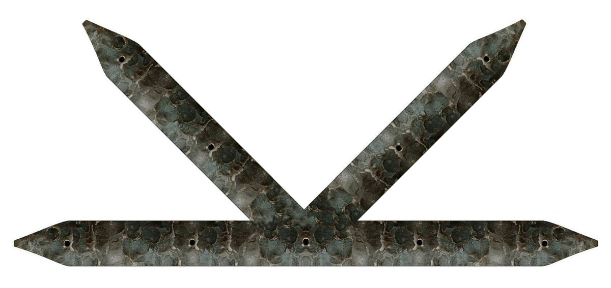 WCFP-K-336 Authentic Old World Iron K Plate