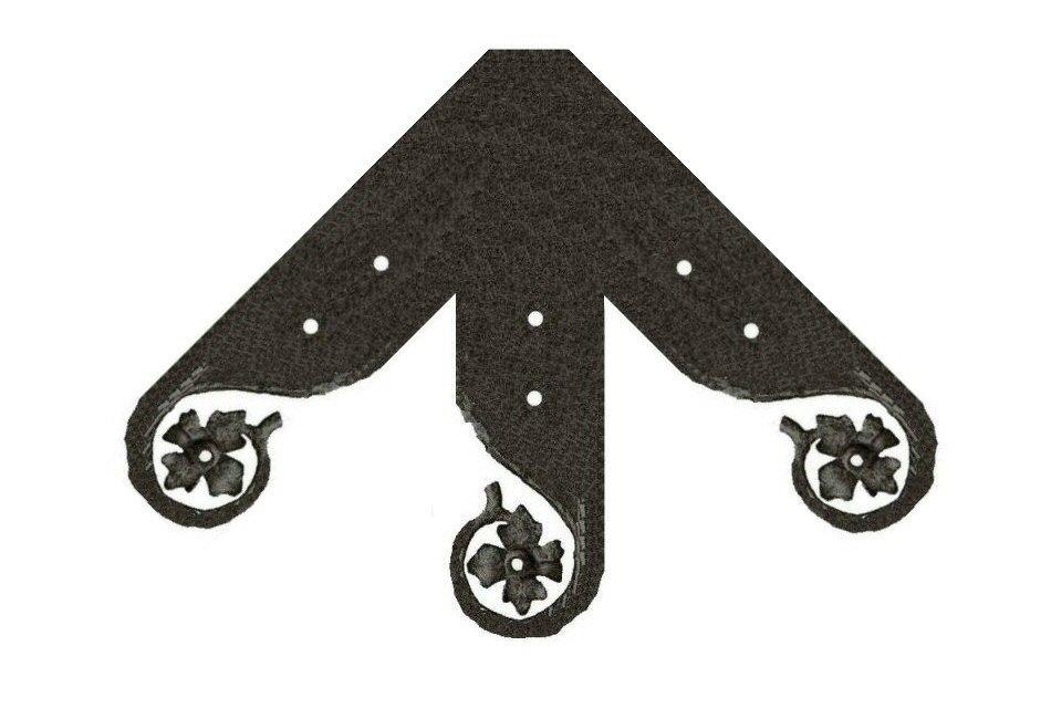 Finnish Folk Ironwork Ridge Center Plate