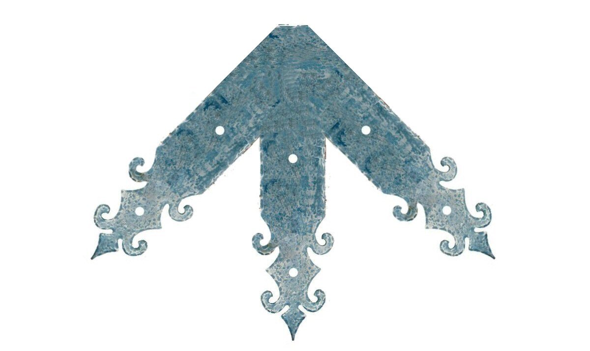 Romanesque Iron Ridge Center Plate