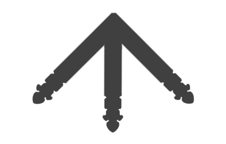 Spanish Cathedral Iron Ridge Center Plate