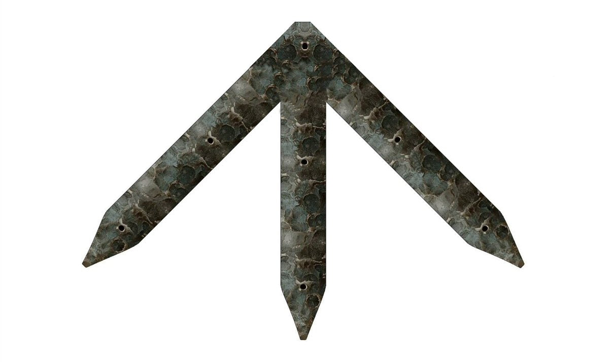 Authentic Old World Iron Ridge Center Plate