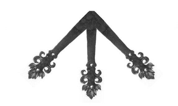 Romantic Iron Ridge Center Plate