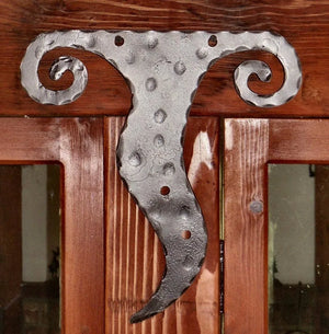 Greek Ionic Iron T Face Plate - Old West Iron