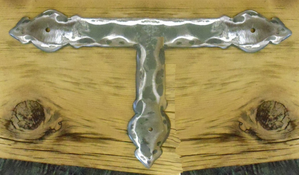 Tudor Revival Iron T Face Plate