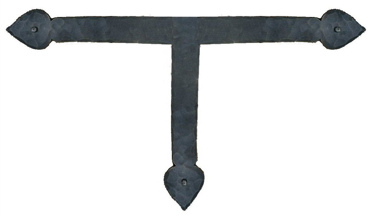 Placa frontal en T de hierro Tudor